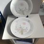 Set of six  Royal Doulton 10.7 inch dinner plates "Flirtation" pattern Image 6