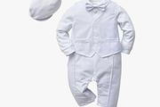 Baby Boy Gentlemen Romper Blazer Suit