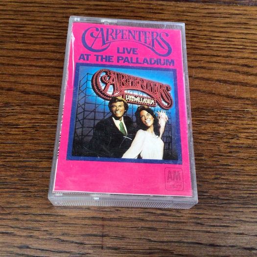 Carpenters live at the Palladium Audio cassette tape