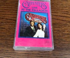 Carpenters live at the Palladium Audio cassette tape