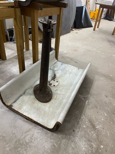 french enamel communal sink for bar/restaurant/
