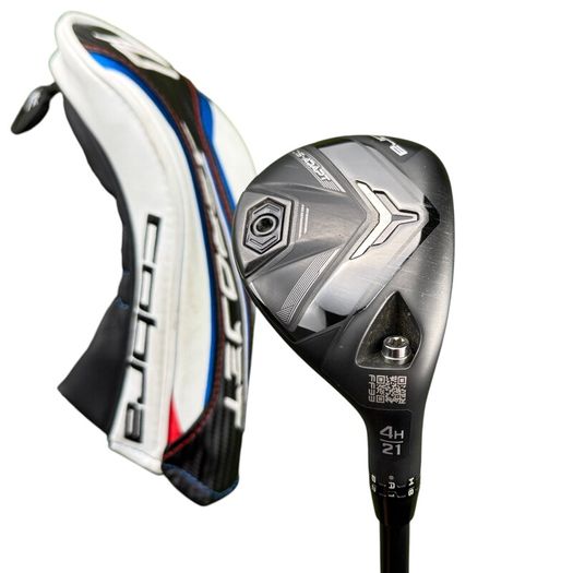 Cobra DS Adapt Hybrid / #4 21 Degree / KBS Tour Graphite Iron 85 Stiff