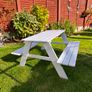 Childrens  kids Garden Picnic Bench Image 4