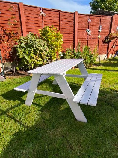 Childrens  kids Garden Picnic Bench
