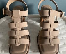 Size uk4 block heel sandals