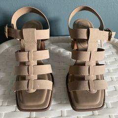 Size uk4 block heel sandals