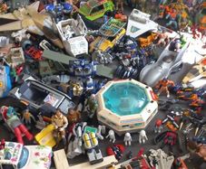 Vintage toy lot Kenner Hasbro Galoob Palitoy MASK Star Wars GI Joe Transformers Bravestarr Bigfoot Tonka