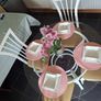 Beautifully Refurbished Glass-Top Dining Set & 4 Chairs Image 3