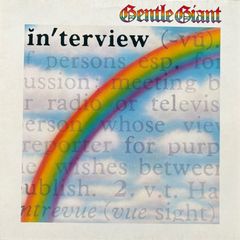 Gentle Giant - Interview. German 1st pressing from 1976. Absolutely immaculate with printed inner sleeve.