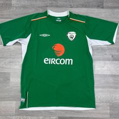 Vintage 2004 Umbro Ireland Home Jersey Shirt Mens Medium