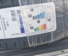 Two unused spare tyres