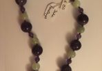Jade, Amethyst necklace