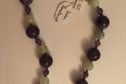 Jade, Amethyst necklace