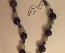 Jade, Amethyst necklace