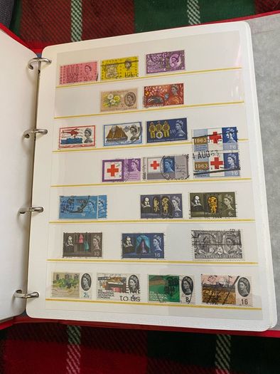 2 vintage stamp books