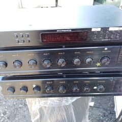 2 TOA PA Amplifier and Apart tuner