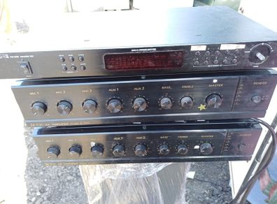 2 TOA PA Amplifier and Apart tuner