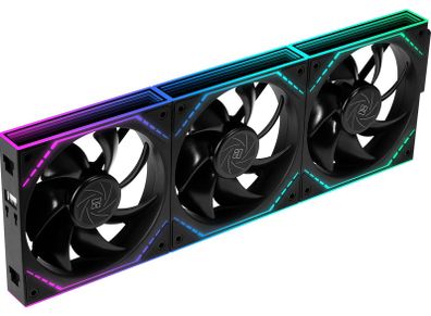 Thermalright TL-M12Q X3 120mm Case Fans Black, 3-Pack