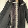 Aphorism Black Quilted Fur Jacket Image 9