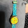 Vintage 1990 Swatch Watch African Can GK120 Retro Image 3
