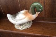 Vintage Duck Ornament W ducklings