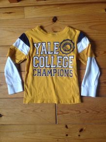 Age 2-3 Mock Layer Mustard Top