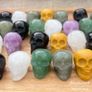 Mini Crystal Carvings Gemstones Mushroom, Heart, Star, Moon ect Image 4