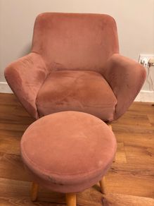 Armchair and Foot Stool