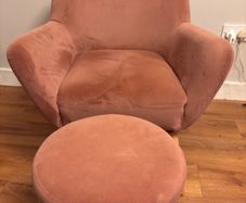 Armchair and Foot Stool