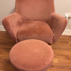Armchair and Foot Stool