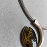 Sterling silver amber necklace Image 2
