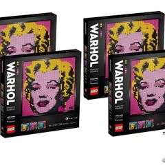 LEGO Andy Warhol's Marilyn Monroe Full Set Of 4 Mosaics All Sets Are Brand New Sealed Retired Product