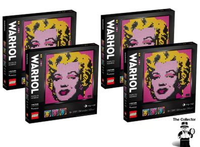 LEGO Andy Warhol's Marilyn Monroe Full Set Of 4 Mosaics All Sets Are Brand New Sealed Retired Product