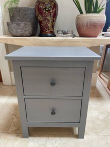 As New - Beautiful 2 Drawer Bedside Locker - Can Deliver
