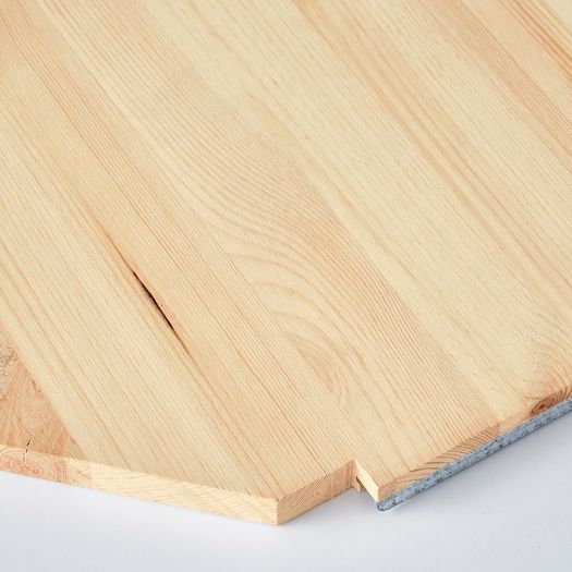 NEW IVAR Corner shelf, pine, 76x76x50 cm