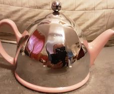vintage arklow pottery pink t-pot
