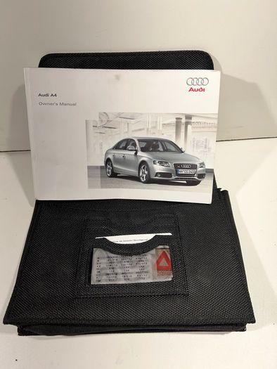 Audi A4 B8 Owners Manual Handbook & Folder Wallet Book 2010. A1l1b4