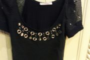 Black Shirt Passion top Size 12