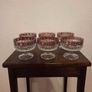 Vintage Set 6 Gilded Sundae Desert Glasses Image 4