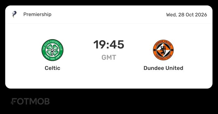Celtic v Dundee 3 Tickets(1ad+2ch)