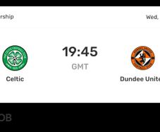 Celtic v Dundee 3 Tickets(1ad+2ch)