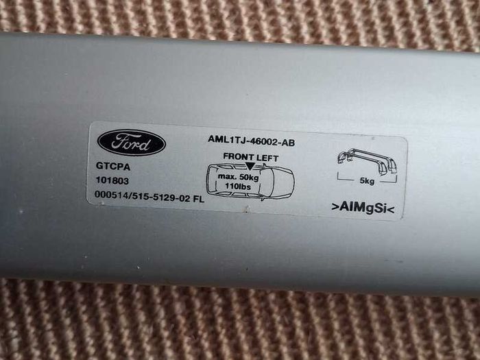 Ford Puma Roof Base Carrier