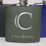 Personalized Hip Flask - Engraved, Wedding Birthdays, Party Gift, Custom Color Image 3