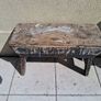 vernacular rustic Irish Farm bench/stool Image 5