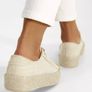 beige platform espadrilles sike uk 2 and half Image 2