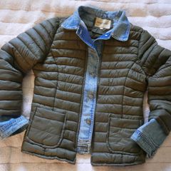Melya Melody jacket with a denim effect
