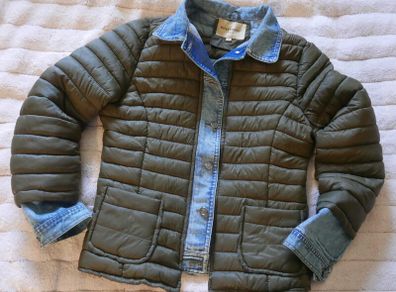 Melya Melody jacket with a denim effect