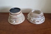 wooden candle holders