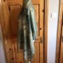 Large Green Pashmina Cashmere and Silk Shawl Scarf 70"x27"including postage Image 3