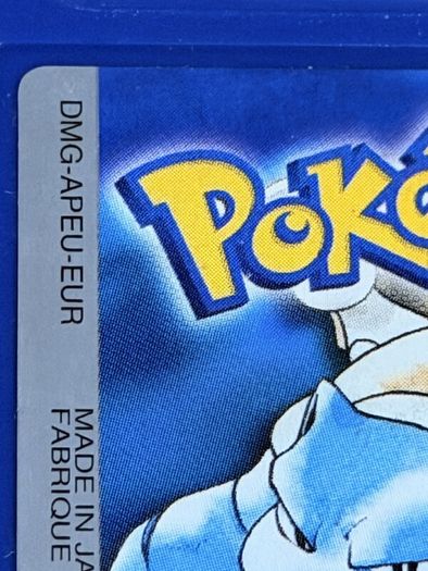 Pokemon Blue for the Nintendo Game Boy - New Battery